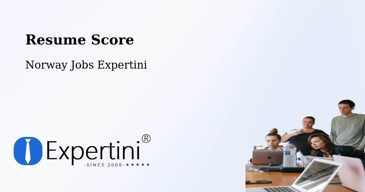 Resume Score - Norway Jobs Expertini